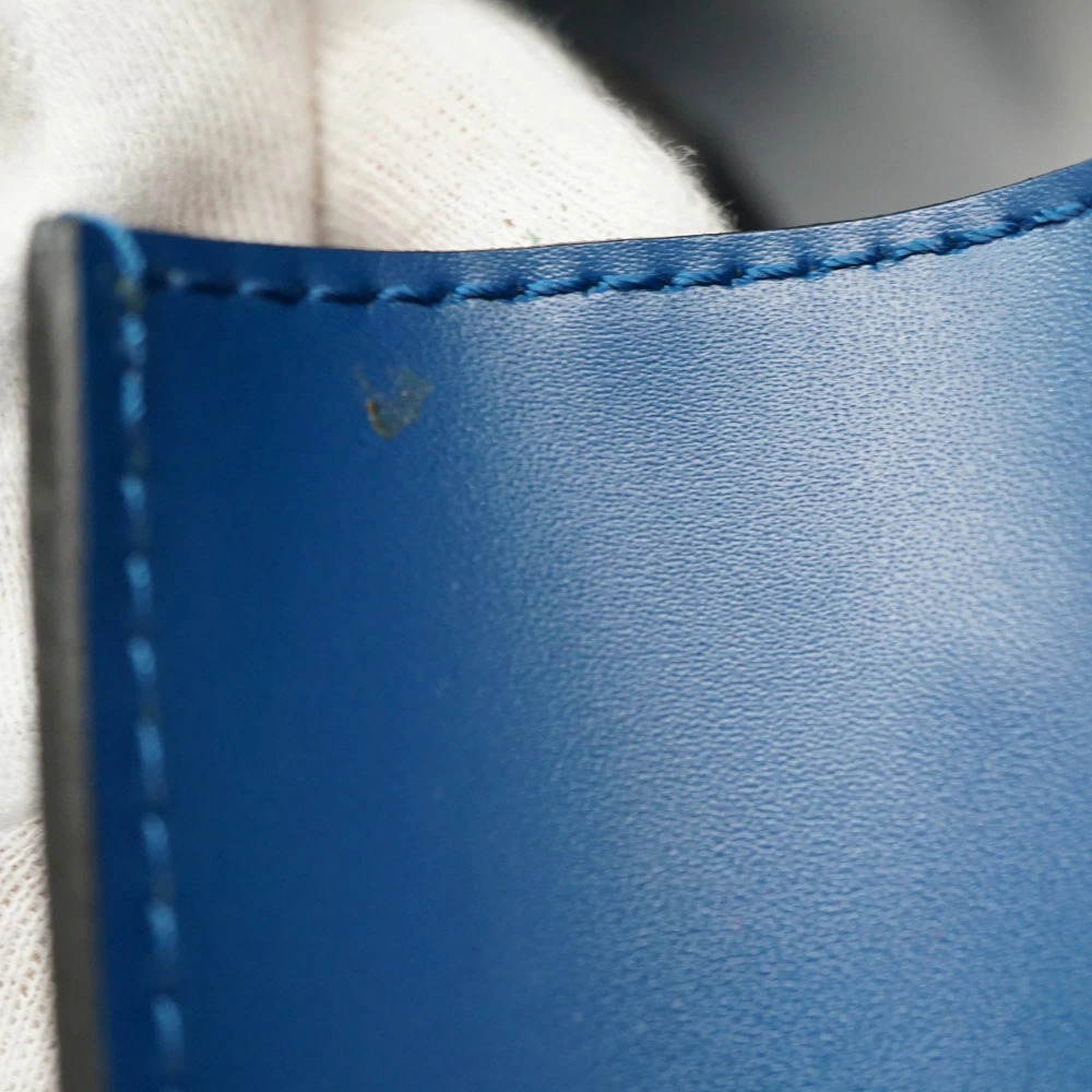 Louis Vuitton Malesherbes Epi Blue Handbag